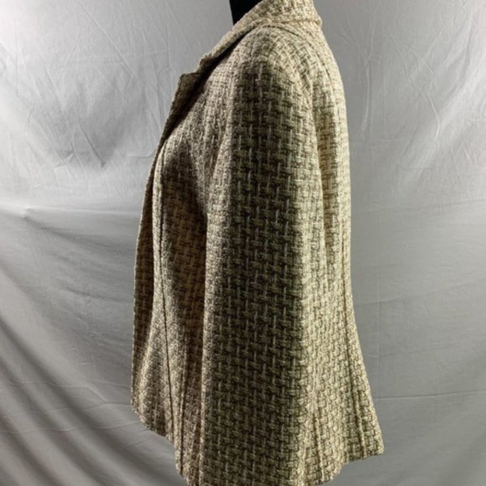 Talbots Gold Tweed Blazer - Picture 4 of 5